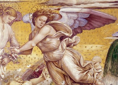 Detail of the Elect in Paradise, from the Chapel of the Madonna di San Brizio, 1499-1504 (detail) by Luca Signorelli